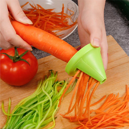 Rotating Shredder Grater Spiral Peeler Manual Multi-function Vegetable Fruit Potato Carrot Radish Slicer