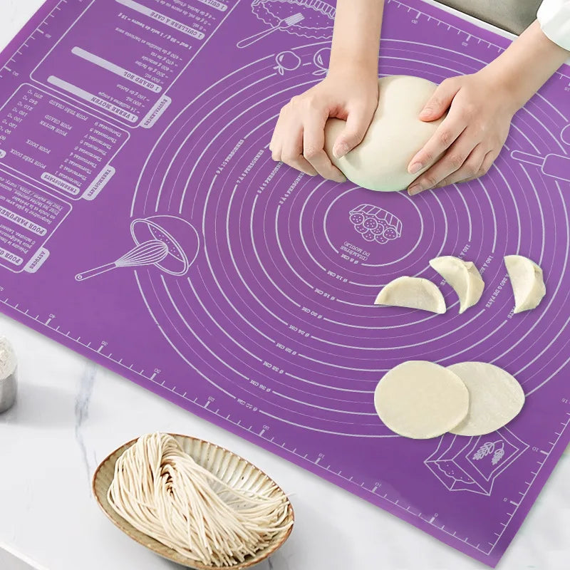 60cm Non-Stick EVA Baking Mat – Dough Rolling & Kneading Pad