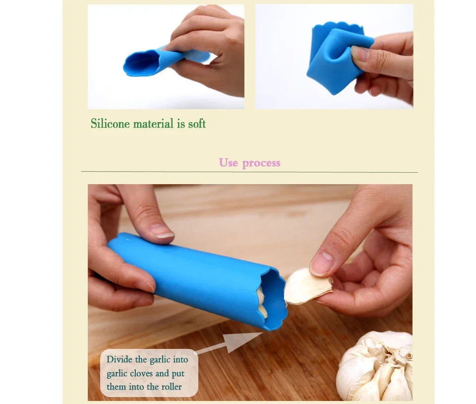 Creative household goods practical kitchen daily necessities home daily necessities garlic peeler food grade silicone material