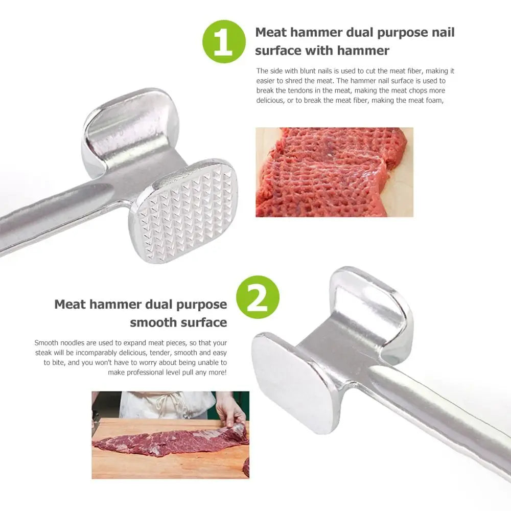 Portable Stainless Steel Kitchen supplies Household Tenderizer Meat Tenderizer Hammer Meat Mallet Tool Meat hammer