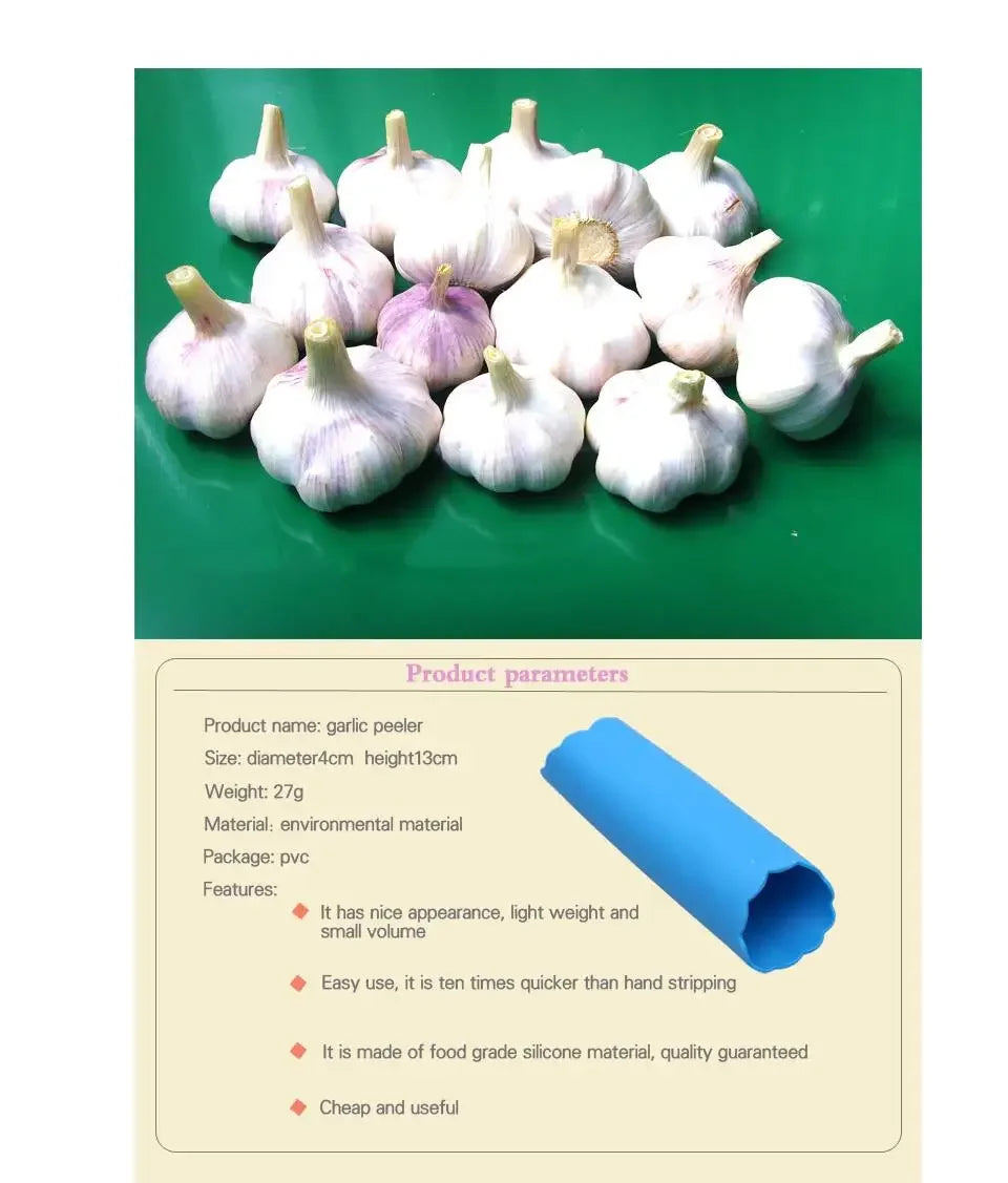 Creative household goods practical kitchen daily necessities home daily necessities garlic peeler food grade silicone material